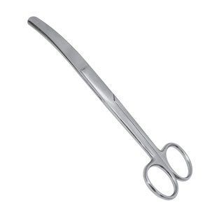 Ножиці хірургічні 18,5 см тупий/тупий, вигнуті, J-22-030 VL_3366 фото