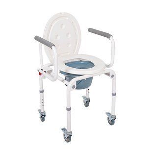 Крісло із санітарним оснащенням на колесах Karadeniz Medical PR-772 MR_3359 фото