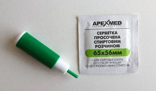 Тест для виявлення антитіл до H.Pylori, комплект (20шт) HP-W23-k фото